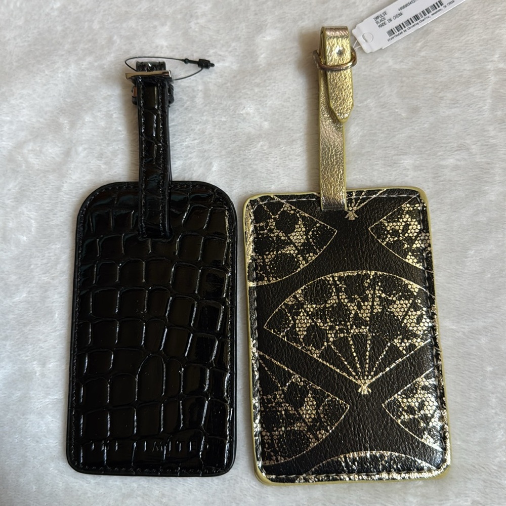 Luggage Tags from The Limited and Charming Charlie